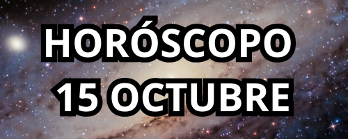 HOROSCOPO 15 OCTUBRE 2024